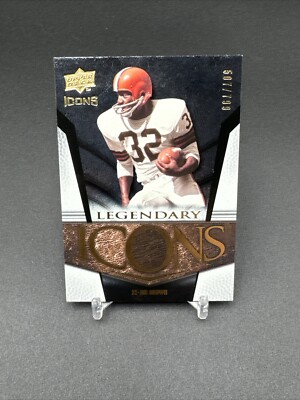 2008 Upper Deck Icons Legendary Icons Silver /799 Jim Brown #LI10
