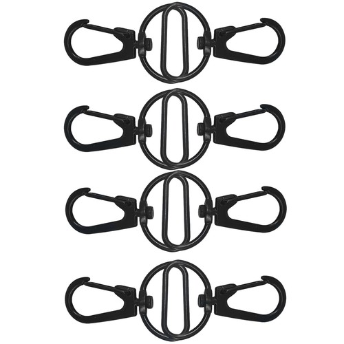 Lobster Swivel Clasps Clips Bag Key Ring Hook Findings Keychain Split Keyring - Picture 18 of 19