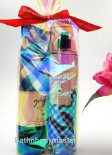 Bath and Body works GINGHAM Body CREAM  Fragrance MIST spray gift SET 