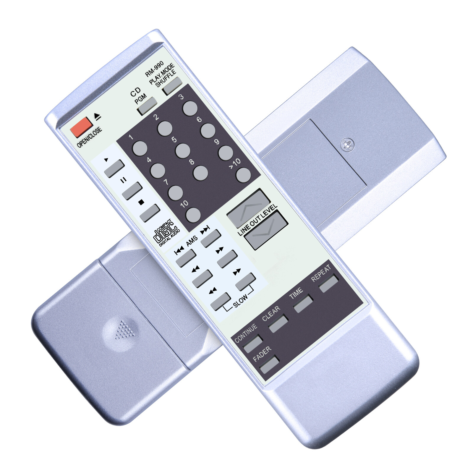 New RM-990 Replacement Remote Control For Sony CD Player CDP497 CDP590 ...
