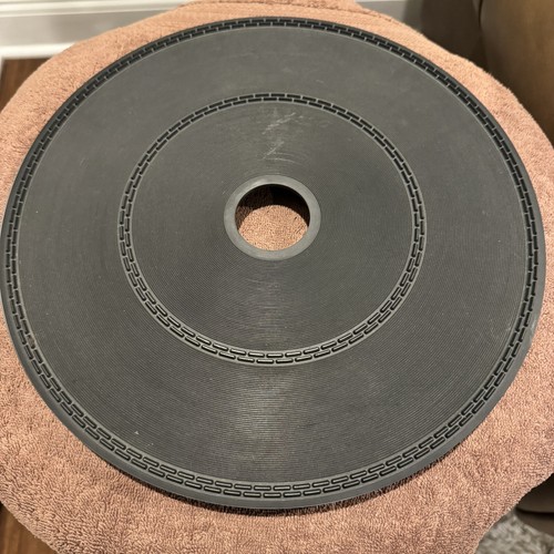 THORENS TD 165 ORIGINAL PLATTER AND RUBBER MAT - VERY GOOD CONDITION - Picture 2 of 5
