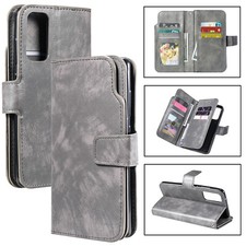 9 Card Leather Flip Wallet For iPhone Samsung Huawei Xiaomi Case Stand Cover HOT