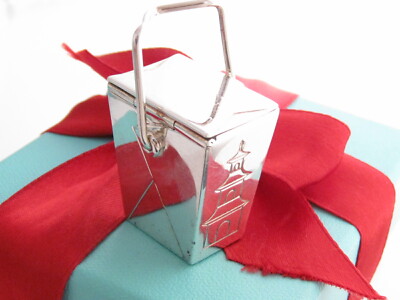 Tiffany & Co Silver Chinese Takeout Pagoda Pill Box Holder | eBay