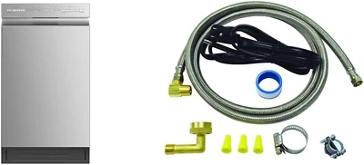 MDF18A1AST Built-In Dishwasher with 8 Place Settings, 6 Washing Programs, Stainl