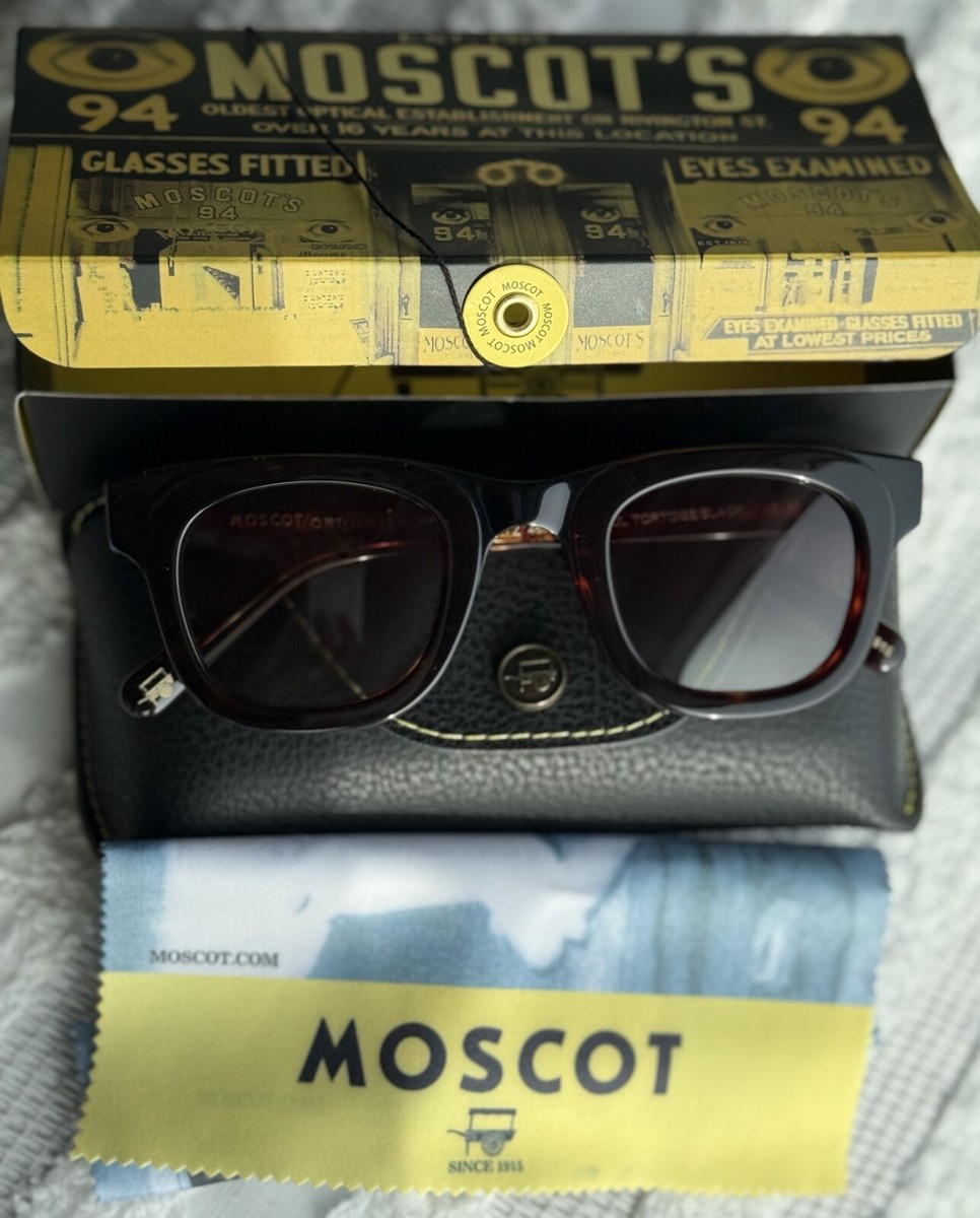 New Gift Set- Moscot Fritz Tortoise Frame + Brown Polarized Lens