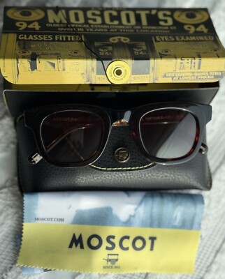 New Gift Set- Moscot Fritz Tortoise Frame + Brown Polarized Lens