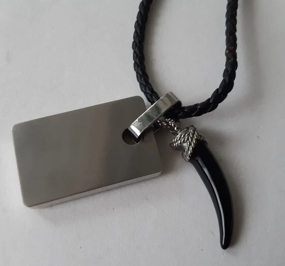 Modeschmuck Just Cavalli 2 Anhänger Halskette - Bild 4 von 4