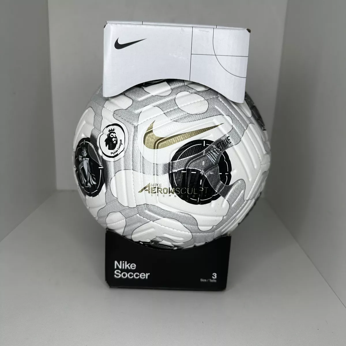 Nike Soccer Ball Strike Premier League Aerowsculpt White DH7411