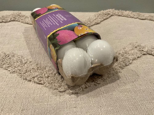 Colorea tus propios huevos de plástico 12 huevos de Pascua decoración docena soportes de papel - Imagen 3 de 5