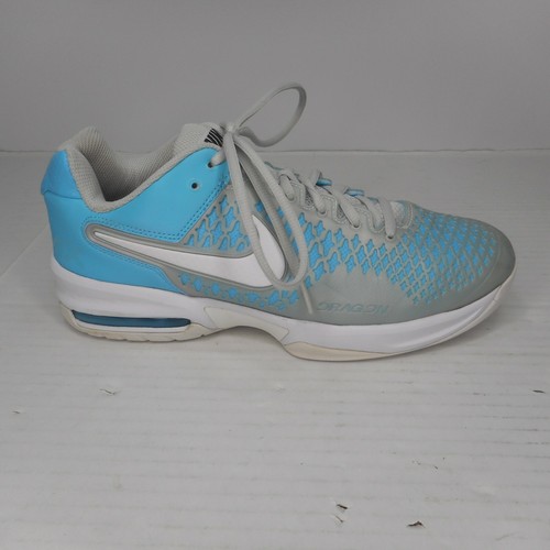 Nike Air Max Cage Blue Platinum Womens Tennis Shoes Size 9.5 - Picture 3 of 9
