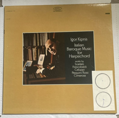 Igor Kipnis - Italian Baroque Music for Harpsichord - LP - BC 1311 - HumminGuru