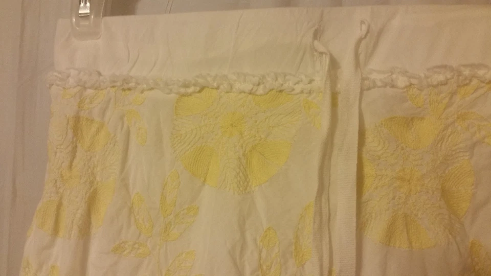 Sophie Max - Falda con cordón floral amarilla y blanca talla S *KT16/ Foto 2 de 4