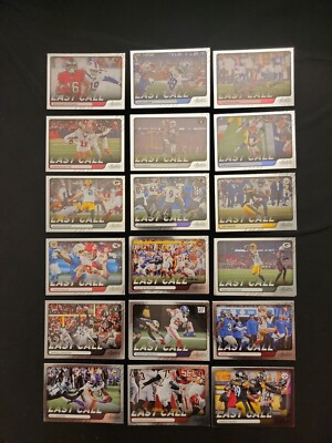 2022 Absolute Football Complete 1-20 LAST CALL Cards