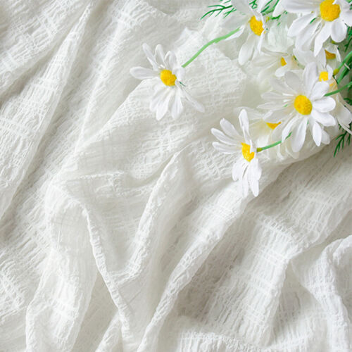 Breathable Chiffon pleated yarn Fabric for Dresses Blouses Fabric Sewing - Picture 13 of 21