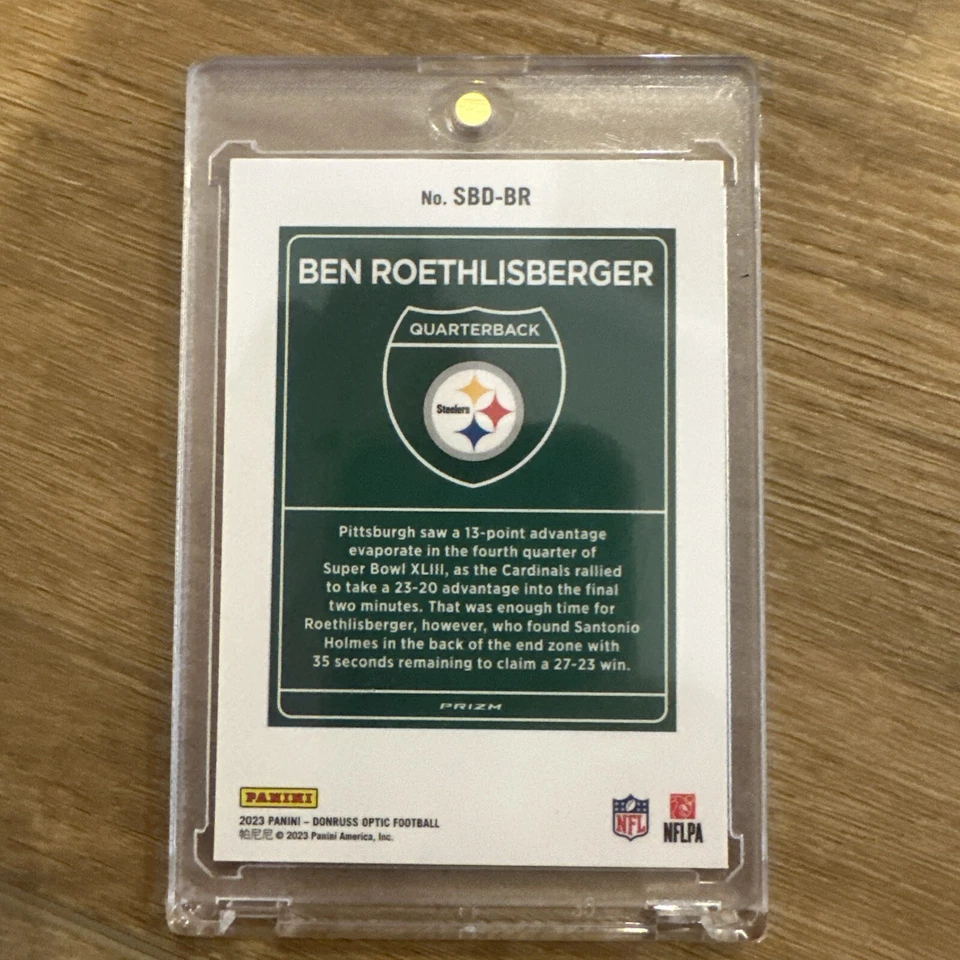 Ben Roethlisberger DOWNTOWN CHASER/MAG Grab Pack 2023 leer descripción *Tamaño normal* Foto 2 de 4