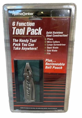 HomeCenter MULTI-TOOL 6 Function Pliers Wire Cutters Saw Screwdriver File Blade