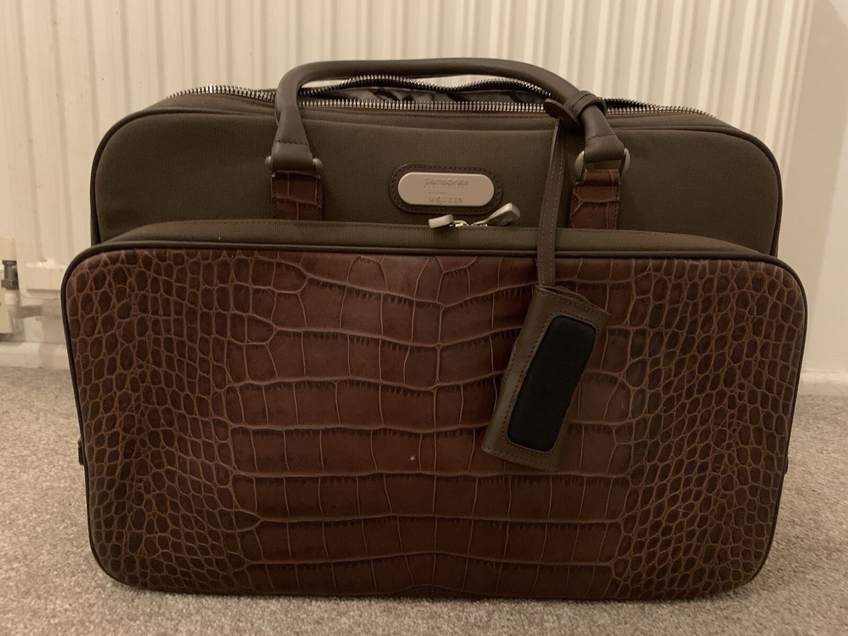 希少 ALEXANDER McQUEEN SAMSONITE Bag Alexander McQueen Samsonite Travel Bag | eBay UK