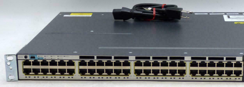 Cisco Catalyst 3750-X WS-C3750X-48T-S mit C3KX-NM-10G und DUAL C3KX-PWR-350WAC - Bild 1 von 5