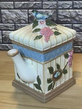 Cracker Barrel’s “Nature Walk” By Susan Winget Teapot Tea Pot, Birds Nest Eggs