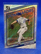 Jacob DeGrom 2022 Donruss Dominators #D-2 Silver Rapture Parallel Insert NYM