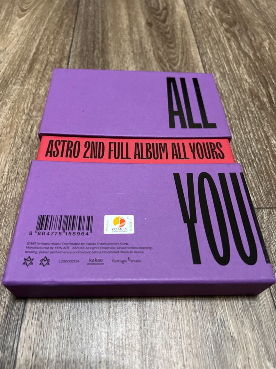 ASTRO All YOURS Mwave 直筆サイン入りアルバム US ASTRO All YOURS Mwave 直筆サイン入りアルバム US