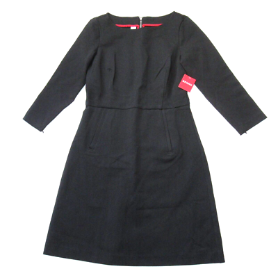 Spanx - Perfect A-Line 3/4 Sleeve Dress - Classic Black L