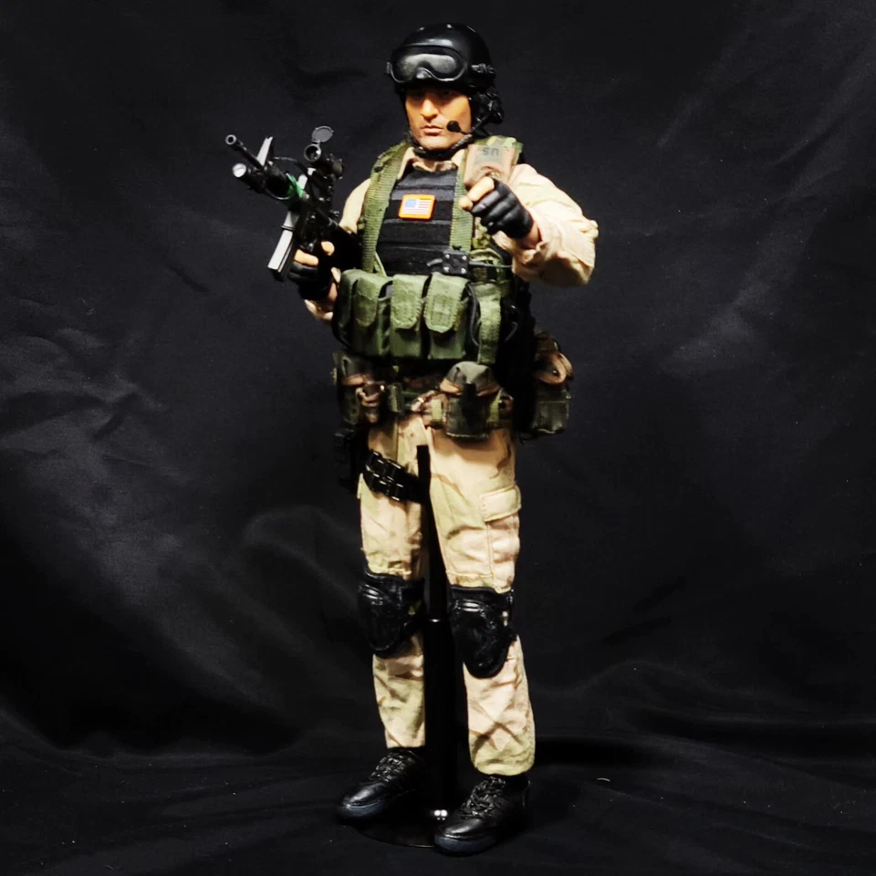 1/6 Exército dos EUA FORÇA DELTA OPERAÇÃO MOGADÍSCIO SERPENTE GÓTICA SOMÁLIA. BANDIT JOE'S - Imagem 3 de 4