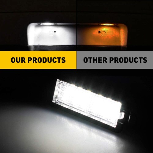 Full LED Rear Bumper License Plate Light Lamp For 2015-2022 Dodge Challenger - 第 7/12 張圖片
