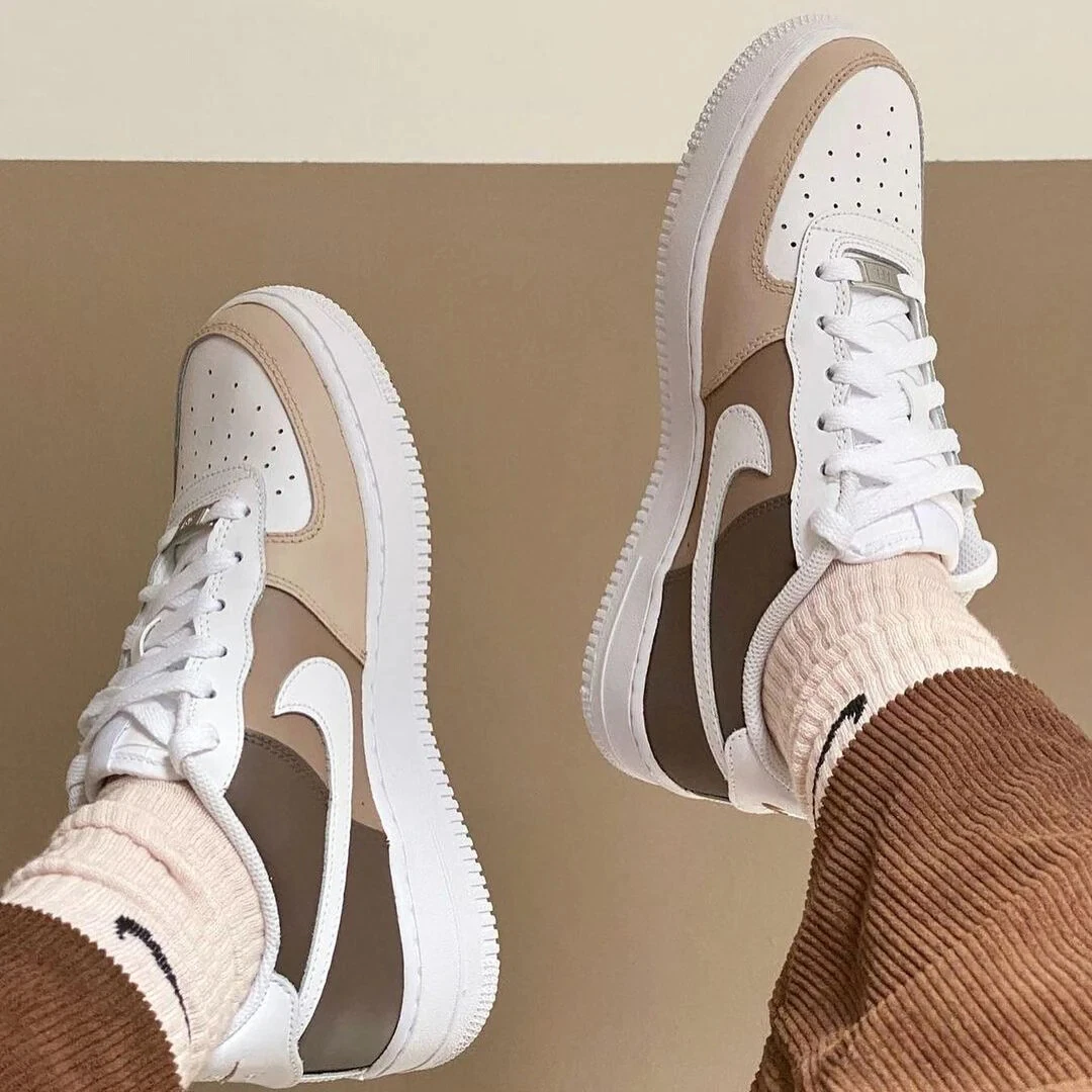 Custom af1 LV logo brown and tan : r/Customsneakers