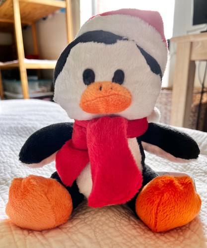 Kids Of America Penguin 7" Plush Holiday Stuffed Animal Good Condition