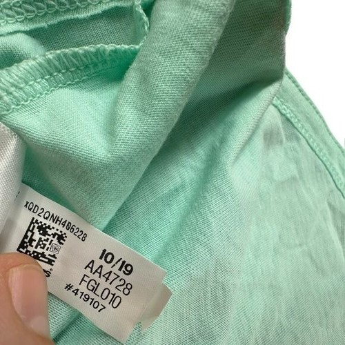 Adidas NWT Girl’s XL 16 Mint Green Graphic T Shirt Athletic Casual Comfy Sports - Picture 6 of 13