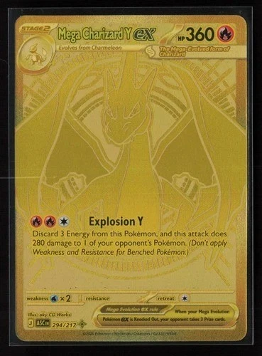 Mega Charizard Y Ex 294/217 Me: Ascended Heroes for sale | eBay