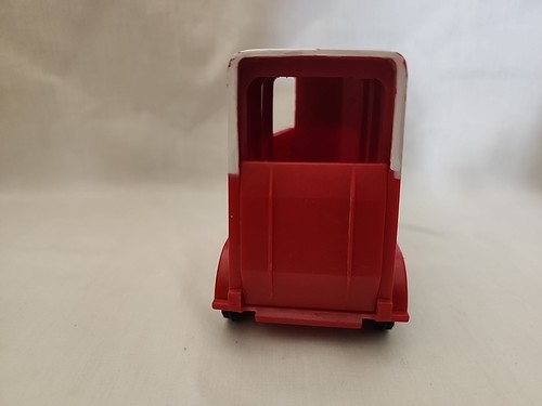 Vintage Toy 1995 New Ray Horse Trailer Plastic Red White - Picture 4 of 10