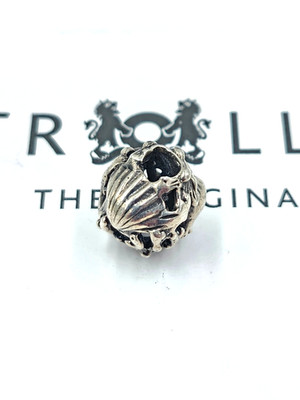Authentic Trollbeads Treasures Bead Sterling Silver Charm RETIRED