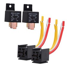 4-Pin Car Truck Motor Heavy Duty 80A 1V On/Off Normally Open SPST Relay 2