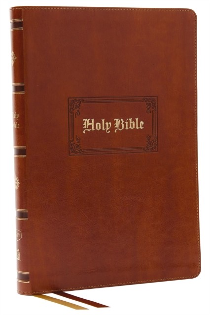 KJV Holy Bible: Giant Print Thinline Bible, Tan Leathersoft, Red Letter, Comfor - Image 4