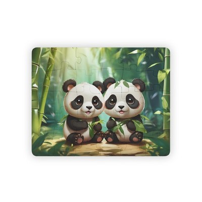Cute Panda Cubs Puzzle for Kids, 30-pieces, Puzzles for Gifts, Kids Puzzles