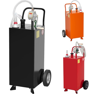 #ad #ad GRAVEE 20 30 35 40 45 Gal Mobile Fuel Storage Tank w Crank Pump Hose Wheels $263.89