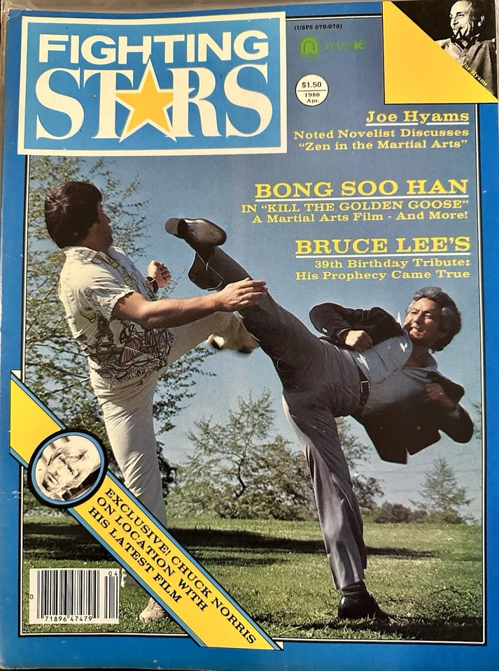 12 Vintage Fighting Stars Magazines 1970’s -80’s. Contain Bruce Lee Articles! Foto 3 de 4