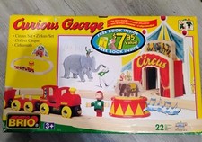 Brio Wooden Railway Rare 32907 Curious George Circus Set Complete VG Condition