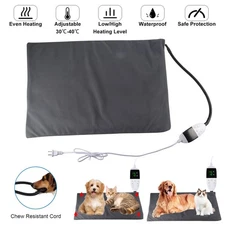 Large Pet Heating Pad Electric Blanket Waterproof Mat Warmer Washable Dog Cats