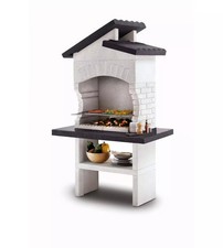 BARBECUE A CARBONELLA IN CEMENTO PALAZZETTI "PROCIDA 2" 118X70X186 CM