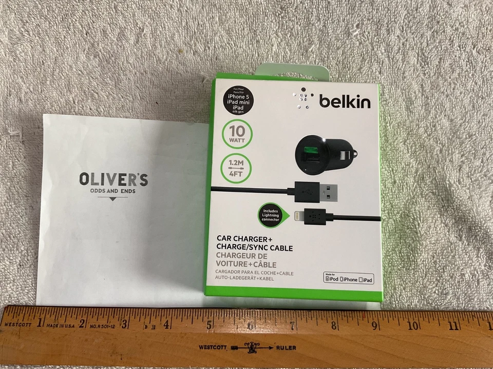 Cargador y cable de coche Belkin Foto 4 de 4