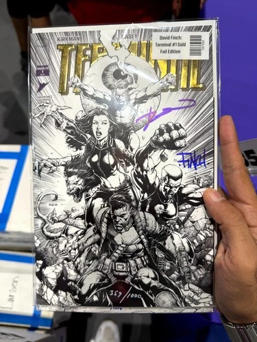 Terminal #1 Ashcan Double Signed David Finch and Robert Kirkham