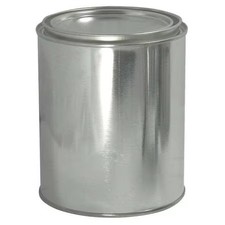 Qorpak Met-03098 Metal Can, 1 Gal. Cap., 6-5/8"W, Round, Pk34