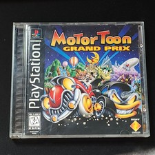 Motor Toon Grand Prix PS1 CIB NTSC-U/C Tested