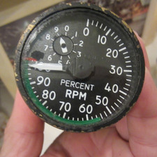 AIRCRAFT INDICATOR TACHOMETER NO DATA TAG GE