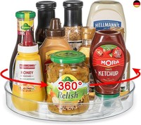 Famhap Drehteller KüHlschrank Organizer Lazy Susan 22Cm, KüChen GewüRzregal Ge