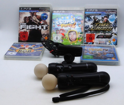 Sony PlayStation 3 Move Motion Controller  + 5 Spiele + Kamera '' gut'' *HÄNDLER*