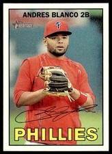 2016 Topps Heritage #377 Andres Blanco Philadelphia Phillies Baseball
